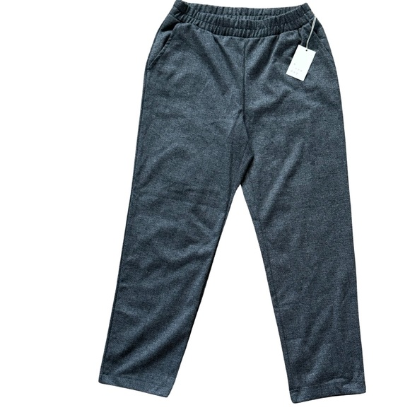 High-Rise Knit Pants Gray Sz Sm - Picture 14 of 16